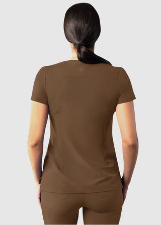 Adar Women's Modern fit V-Neck Top