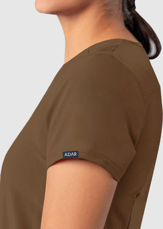 Adar Women's Modern fit V-Neck Top