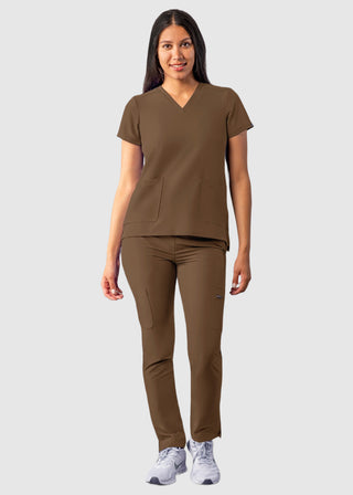 Adar Women's Modern fit V-Neck Top