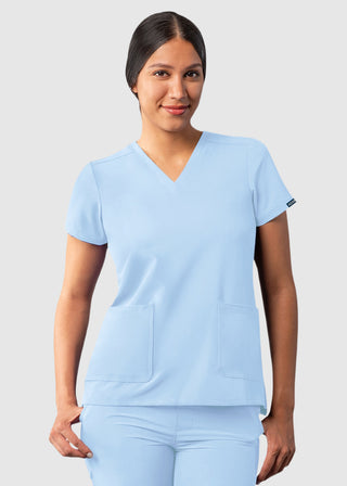 Adar Women's Modern fit V-Neck Top