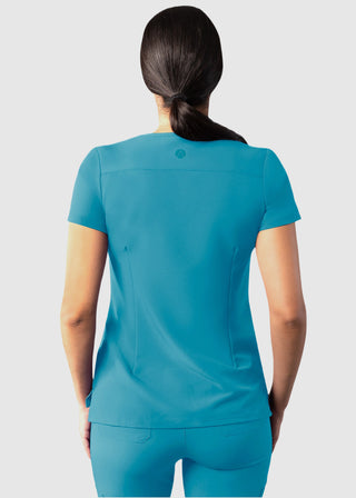 Adar Women's Modern fit V-Neck Top