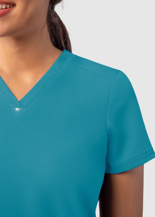 Adar Women's Modern fit V-Neck Top