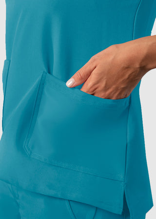 Adar Women's Modern fit V-Neck Top