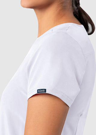 Adar Women's Modern fit V-Neck Top