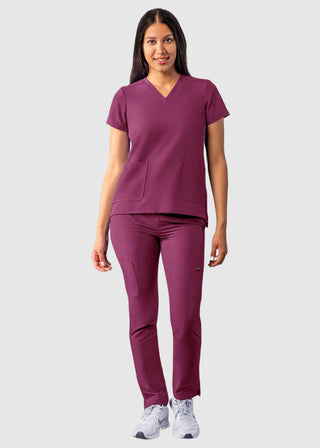 Adar Women's Modern fit V-Neck Top