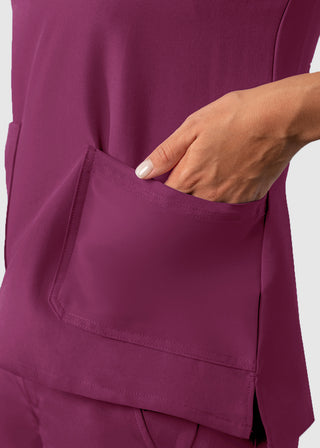 Adar Women's Modern fit V-Neck Top