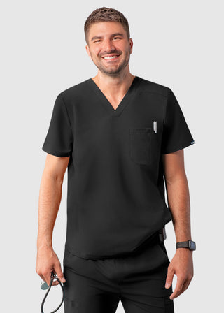 Adar Addition Men's Stylish Yet Practical Men's Modern V-Neck Top