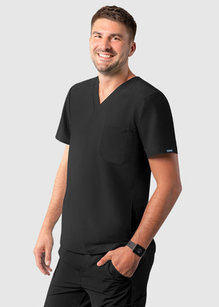 Adar Addition Men's Stylish Yet Practical Men's Modern V-Neck Top