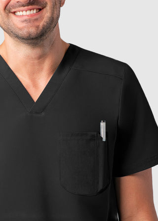 Adar Addition Men's Stylish Yet Practical Men's Modern V-Neck Top