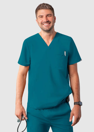 Adar Addition Men's Stylish Yet Practical Men's Modern V-Neck Top