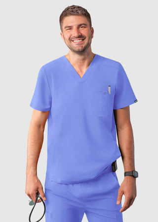 Adar Addition Men's Stylish Yet Practical Men's Modern V-Neck Top