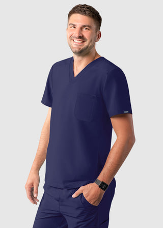 Adar Addition Men's Stylish Yet Practical Men's Modern V-Neck Top