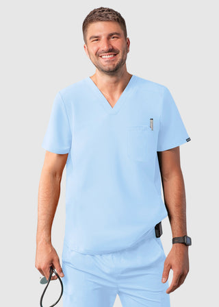 Adar Addition Men's Stylish Yet Practical Men's Modern V-Neck Top