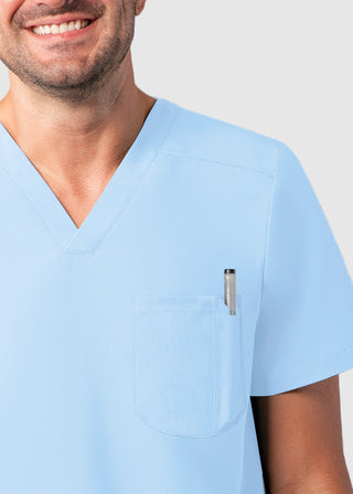 Adar Addition Men's Stylish Yet Practical Men's Modern V-Neck Top