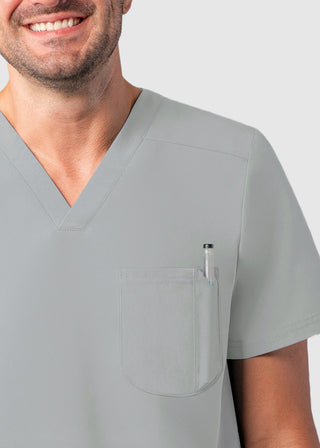 Adar Addition Men's Stylish Yet Practical Men's Modern V-Neck Top