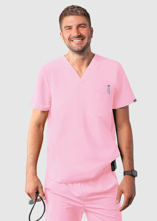 Adar Addition Men's Stylish Yet Practical Men's Modern V-Neck Top