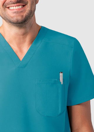 Adar Addition Men's Stylish Yet Practical Men's Modern V-Neck Top