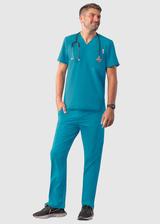 Adar Addition Men's Stylish Yet Practical Men's Modern V-Neck Top