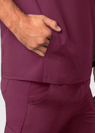 Adar Addition Men's Stylish Yet Practical Men's Modern V-Neck Top