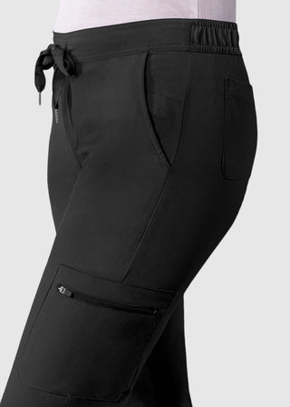 Adar Addition Women's Skinny Leg Mid-rise Addition Skinny Cargo Petite Pant