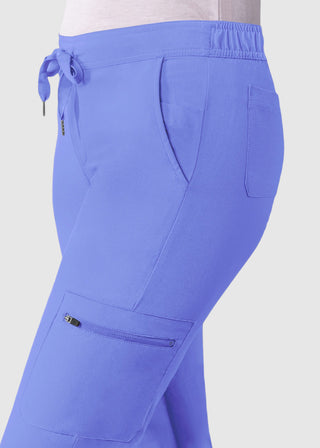 Adar Addition Women's Skinny Leg Mid-rise Addition Skinny Cargo Petite Pant