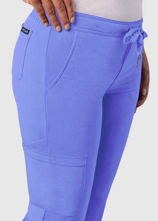 Adar Addition Women's Skinny Leg Mid-rise Addition Skinny Cargo Petite Pant