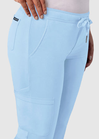 Adar Addition Women's Skinny Leg Mid-rise Addition Skinny Cargo Petite Pant