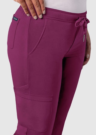 Adar Addition Women's Skinny Leg Mid-rise Addition Skinny Cargo Petite Pant