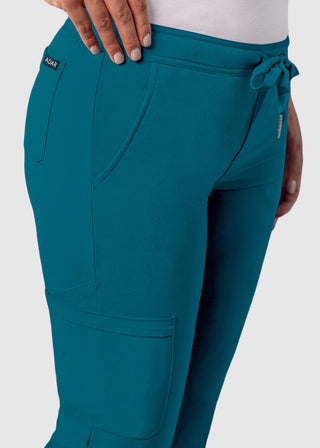 Adar Addition Women's Skinny Leg Mid-rise Addition Skinny Cargo Tall Pant