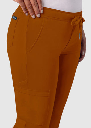 Adar Addition Women's Skinny Leg Mid-rise Addition Skinny Cargo Pant