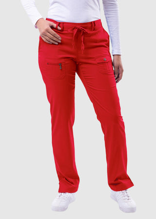 Adar Pro Women's Slim Fit Utility Scrub Petite Pant
