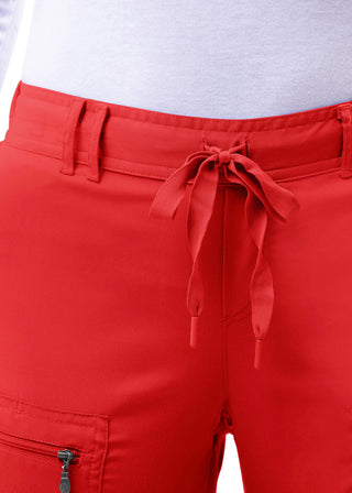 Adar Pro Women's Slim Fit Utility Scrub Petite Pant