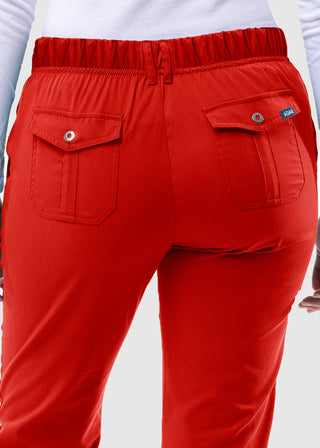 Adar Pro Women's Slim Fit Utility Scrub Petite Pant