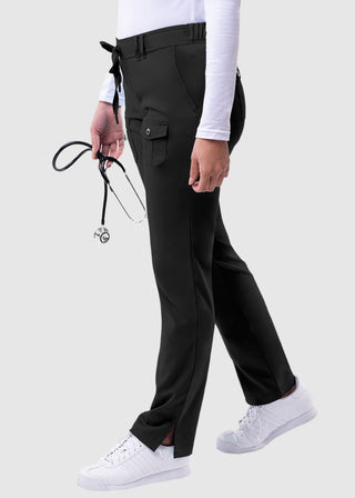 Adar Pro Women's Slim Fit Utility Scrub Petite Pant