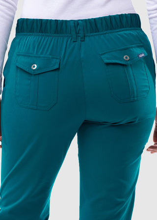 Adar Pro Women's Slim Fit Utility Scrub Petite Pant