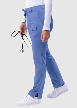 Adar Pro Women's Slim Fit Utility Scrub Petite Pant