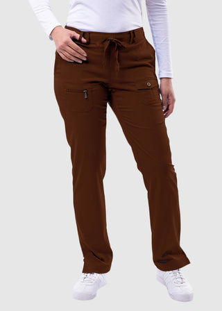 Adar Pro Women's Slim Fit Utility Scrub Petite Pant