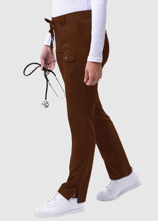 Adar Pro Women's Slim Fit Utility Scrub Petite Pant