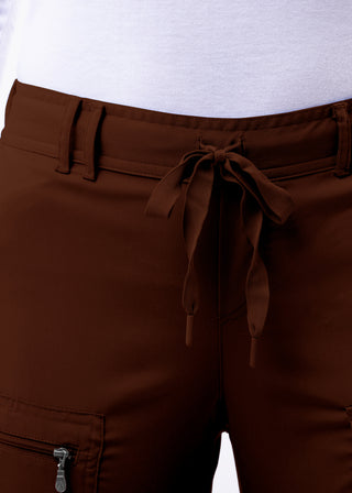 Adar Pro Women's Slim Fit Utility Scrub Petite Pant