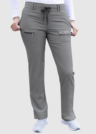 Adar Pro Women's Slim Fit Utility Scrub Tall Pant