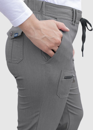 Adar Pro Women's Slim Fit Utility Scrub Petite Pant