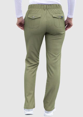 Adar Pro Women's Slim Fit Utility Scrub Tall Pant