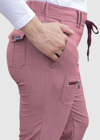 Adar Pro Women's Slim Fit Utility Scrub Tall Pant