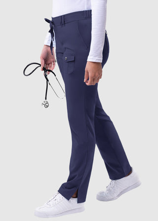 Adar Pro Women's Slim Fit Utility Scrub Petite Pant