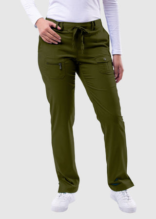 Adar Pro Women's Slim Fit Utility Scrub Tall Pant