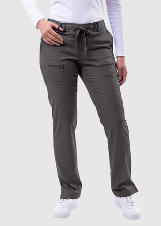 Adar Pro Women's Slim Fit Utility Scrub Tall Pant