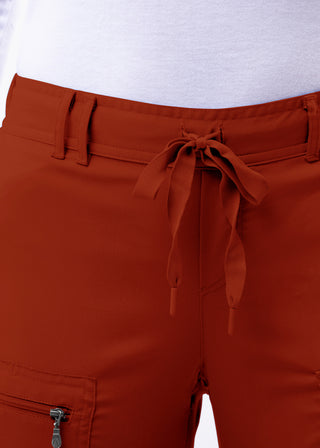 Adar Pro Women's Slim Fit Utility Scrub Petite Pant