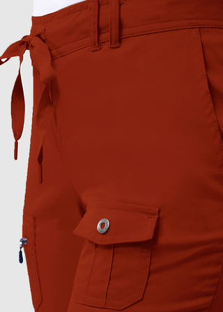 Adar Pro Women's Slim Fit Utility Scrub Petite Pant