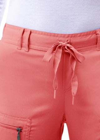 Adar Pro Women's Slim Fit Utility Scrub Petite Pant