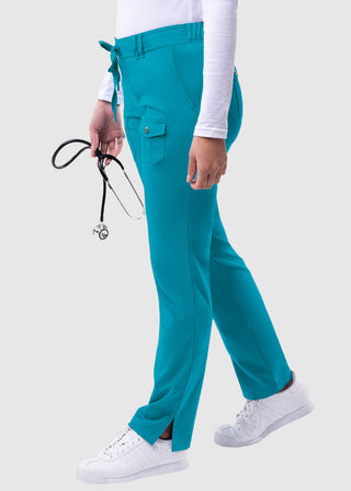 Adar Pro Women's Slim Fit Utility Scrub Tall Pant